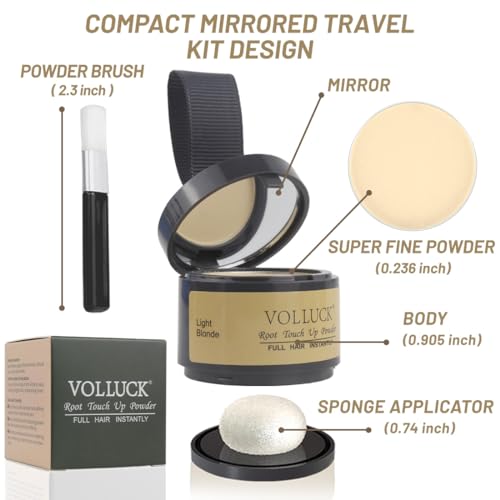 Volluck Root Touch Up Hair Powder Root Cover Up Hairline Shadow Powder Stick thumb #1