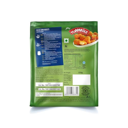 Image of Yummiez Cheese Corn Nuggets 235 gm Pack