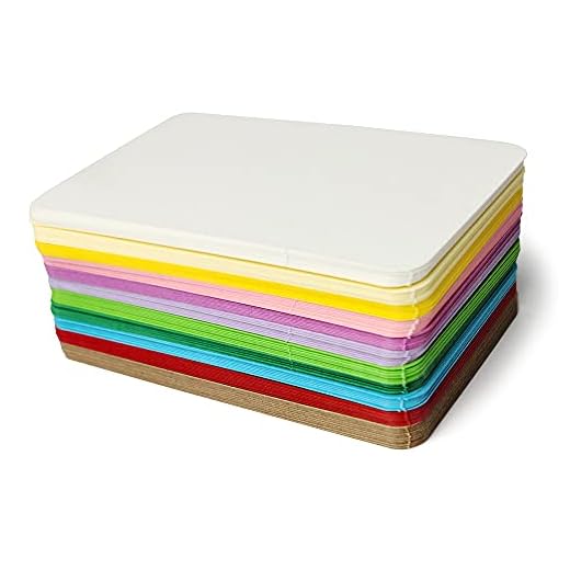 PPAPPAPPIYO Color Index Cards for Study, 3.5 x 2 Flashcards, 110 PCS, 11 Colors, Thick 180gsm, Blank Note Cards for Students, Study, Memorization