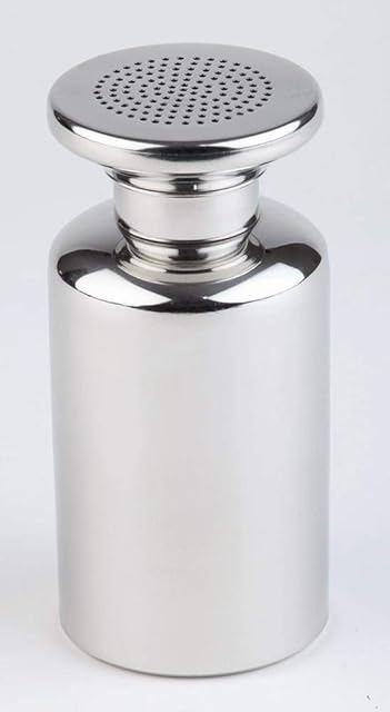 APS 772 Salt Shaker for French Fries with Screw Cap, Stainless Steel, 8cm x 8cm, 17cm Height