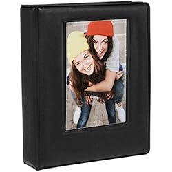 1 of Zink 2 x 3 Photo Album Mini Photo Album with 64 Compartments and Transparent Window for 2 x 3 Inch Zinc Zero Ink Photo Paper