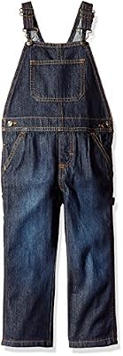 Wrangler Authentics Boys' Classic Denim Overall – Ocean Deep, Size 5T