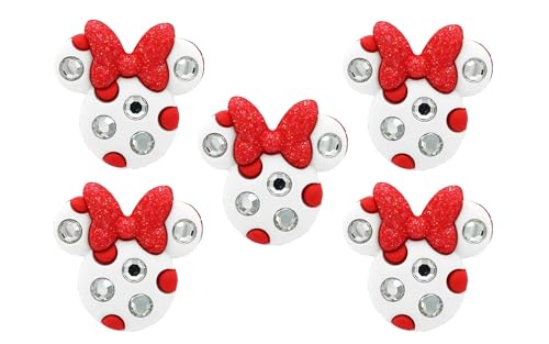 Dress It Up Disney Button Embellishment 8955 Minnie Rhinestone Heads - Color may vary
