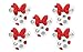 Dress It Up Disney Button Embellishment 8955 Minnie Rhinestone Heads