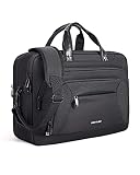 LIGHT FLIGHT Laptop Bag 17.3 Inch, Laptop Briefcase for Men Women, Expandable Large Computer Bag for