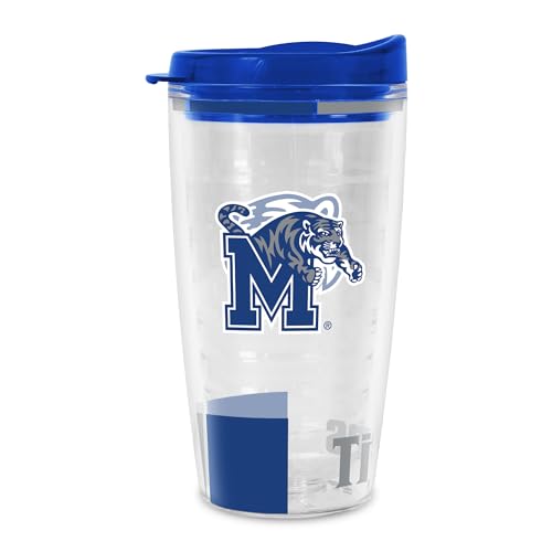Rico Industries NCAA Memphis Tigers Double Wall 16oz Tritan Tumbler