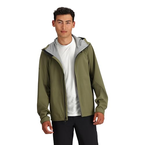 Image of Outdoor Research Men's Stratoburst Stretch Rain Jacket