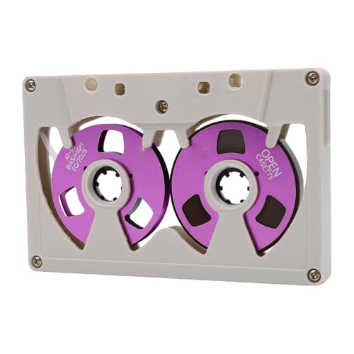 LAISANIM Metallic Reels Double Sided Sound Recording Cassette Tape for Custom Music Mixtapes Compatible with Standard Tape Decks
