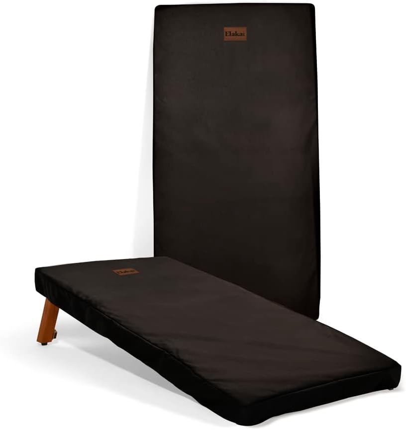Elakai Outdoor Backyard Travel Games for Adults Cornhole Accessories 2x4 ft Board Covers