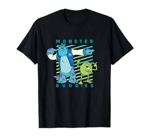 T-shirt Disney Pixar de Sulley et Mike, vêtement Monstres et Cie pour fans de l'animation