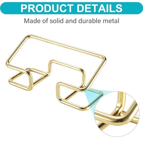 Image of Climberty 1Pcs Visiting Card Holder for Men, Business Card Holder for Desk, Business Card Holder Display Stand, Modern Business Card Organizer, Desktop Business Card Holders (Gold)
