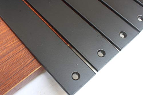8 Pack - L12" X H 8" X W 1.5", 5Mm Thick Rustic Shelf Bracket, Iron Shelf Brackets, Metal Shelf Bracket, Industrial Shelf Bracket, Modern Shelf Bracket, Decorative Shelving, Shelf Supports With Screws #TOP4