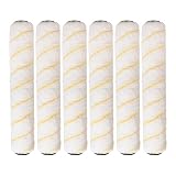 Pro Grade Paint Roller Covers, 14 Inch, 1/2 Inch Microfiber Nap, 6 Pack