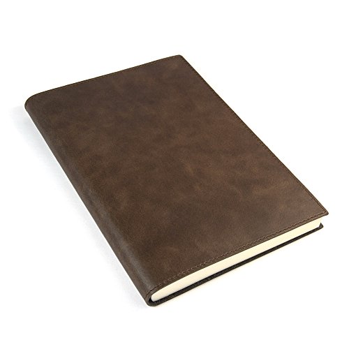 Journal fait à la main Papuro Capri en cuir italien marron chocolat