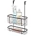 InterDesign Axis Over the Cabinet Kitchen Storage Organizer Basket for Aluminum Foil, Sandwich Bags, Cleaning Supplies - 2-Tier, Bronze
