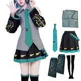 RS STUDIO Anime Dress Uniform Cosplay Costume High School Top Skirt Full Set Halloween Outfit 08