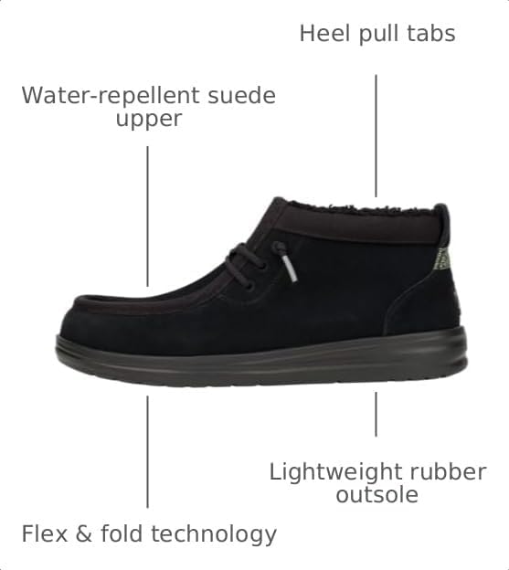 HEYDUDE Men’s Wally Mid GripR Pull – product photo 8 of 8