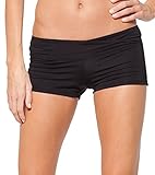 Cole of California Women's Super Solids Twist Front Boy Short Bikini Bottom