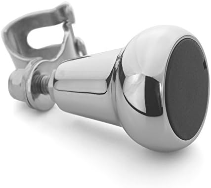 Salty Reef - Steering Wheel Suicide Knob - Universal AISI 316 Marine Grade Stainless Steel, Fits Steering wheels up to 3/4" (All 3 models), NOT ANY SIZE LARGER. (Large)