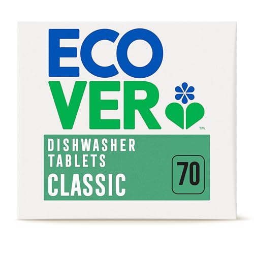 Ecover Classic Dishwasher Tablets, Lemon & Lime, 70 Tablets, 0.5KG
