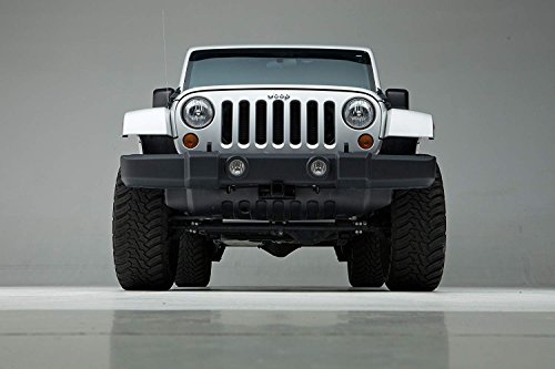 Rugged Ridge 12034.41 Nighthawk Light Brow, Black, Molded, Paintable; 07-18 Jeep Wrangler Jk #TOP2
