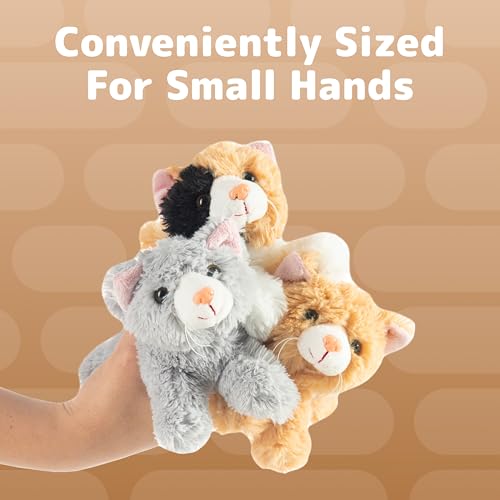 PREXTEX Realistic Looking Small Cat Stuffed Animal - 6 inch Stuffed Kittens with Lifelike Details - Plush Cat Set for Kids, Pet Toys, Home Decor, or Cat Lady Costume - Soft and Huggable - 6 Pack by PREXTEX - Image 7