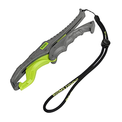 Booms Fishing G04 Fish Gripper Saltwater, Plastic Catfish Grabber Gripper Tool, Fish Grips with Lanyard