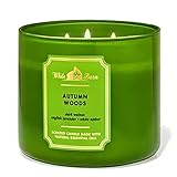 Bath & Body Works, White Barn 3-Wick Candle w/Essential Oils - 14.5 oz - New Core Scents! (Autumn...