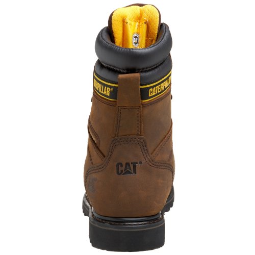 Cat Footwear Caterpillar Men's Salvo 8" Waterproof Steel Toe Boot,Dark Brown,8 M Us #TOP2