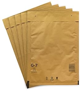100 Luftpolsterumschläge DIN A4 G/7 braun