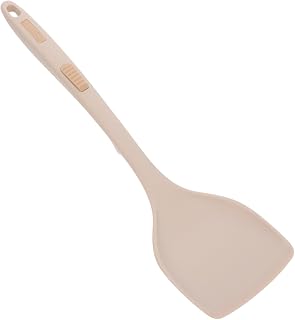 Ciieeo Non Stick Silicone Spatula for Cooking Ergonomic Long Handle Cooking Utensil Versatile Kitchen Tool for Mixing Batter Stirring Soups and Baking with Dots