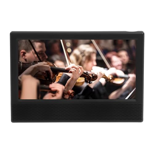 TV Portable 14 Pouces, Mini TV 1366 X 768 avec Antenne, Haut-parleurs Intégrés, Moniteur LCD Numérique avec Télécommande, pour Camping-Car, Pêche, Prise UE
