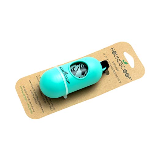 Houndscoop Leash Dispenser Adjustable Strap 15 Pet Waste Bags Included #TOP4