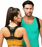 Back Brace Posture Corrector for Women and Men (33-42'), Adjustable Upper Back Brace and Shoulder Back Straightener for Men, Upper Back Corrector to Reveal Discomfort from Neck and Shoulder