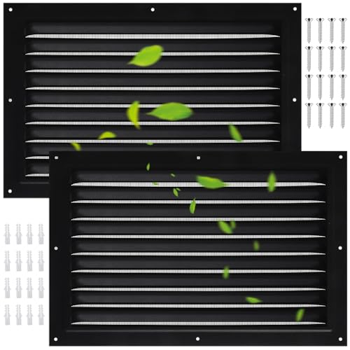 2 Pcs Attic Vent 8' X 12' Metal Shed Vents Louver Vent Grille Gable...