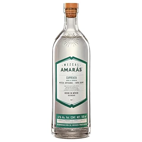 Mezcal Amarás | Cupreata | 700 ml | Aus süßen Cupreata-Agaven | In Handarbeit hergestellt | Mit überwältigend natürlicher Komplexität Cover