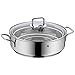 Produktbild WMF Dampfgarer, Bräter mit Deckel backofengeeignet 5l, Induktion, Glasdeckel, Garthermometer, Garblech, Cromargan Edelstahl