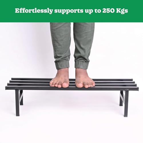 Image of Bee Creative Plant Stands for Outdoor Balcony, Flower Pot Stand for Indoor Plants, Large Metal Planter Stand for Living Room, home decor, Indoor & Outdoor plants Stand (SINGLE STEP B)