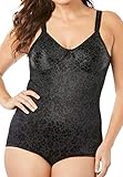 Women's Plus Size Cortland Intimates Firm Control Body Briefer 8601 Body Shaper - 38 DDD, Black