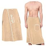 Facile à utiliser : cet Draps de Bain pour Homme est léger, pliable et facile à transporter, vous pouvez l'emporter partout, comme à la plage, à la piscine, etc. Serviette de sauna pour homme est un cadeau idéal pour les surfeurs, les nageurs et les plongeurs.