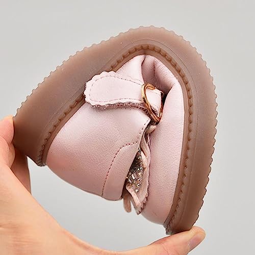 toddler sandal size 5 Closed Toe Sandals Soft Bottom Casual Shoes Non Slip Suitable With Princess Dress3