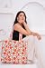 Bolsa de mano acolchada de algodón indio para mujer Imagen de Bolsa de mano acolchada de algodón indio para mujer