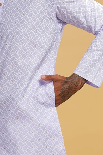 Image of BE ACTIVE Cotton Kurta for Men | Traditional and Classy Design | Indian Kurta | Full Sleeve Kurta