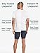 Tommy John Men's Second Skin 2.0 T-Shirt - 3 Pack - Stay Tuck Design - Soft Slim Fit Crew Neck Undershirt Tee (White, Medium)