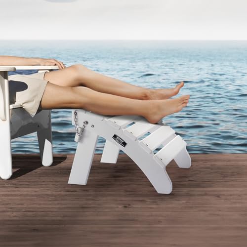 VEVOR Repose pieds pliable Adirondack PEHD 450x500x350mm . - vue 9