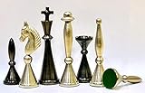 StonKraft Brass Chess Pieces Coins Pawns Chessmen - Copper Metal Chess Pieces