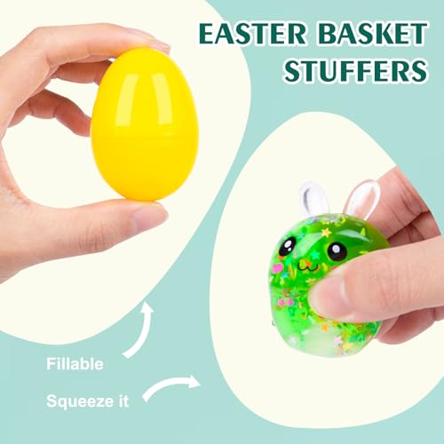 Easter Bunny Squishy Toys for Kids - Sensory Play Set - Image 2