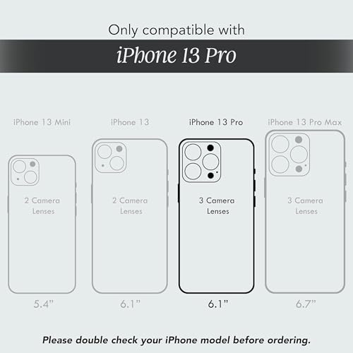 Image of COCOMII Rectangle for iPhone 13 Pro Case, Iridescent Opal