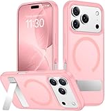 SPIDERCASE Magnetic for iPhone 17 Pro Max Case,with [3 Stand Ways] [Military Grade Drop Protection] with Invisible Stand Shockproof Slim Case for iPhone 17 Pro Max 6.9