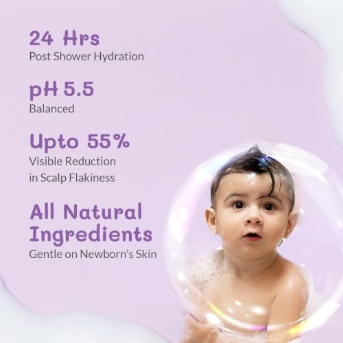 Image of AreoVeda Baby Head-To-Toe Foam Wash With Self-Foaming Pump (100ml*2) I Tear-Free Baby Wash I 24 Hrs Hydration I pH 5.5 With PENTAVITIN & Aloe Vera I Safe from Day 1 I Lab Tested, Ecocert Certified, EWG Verified